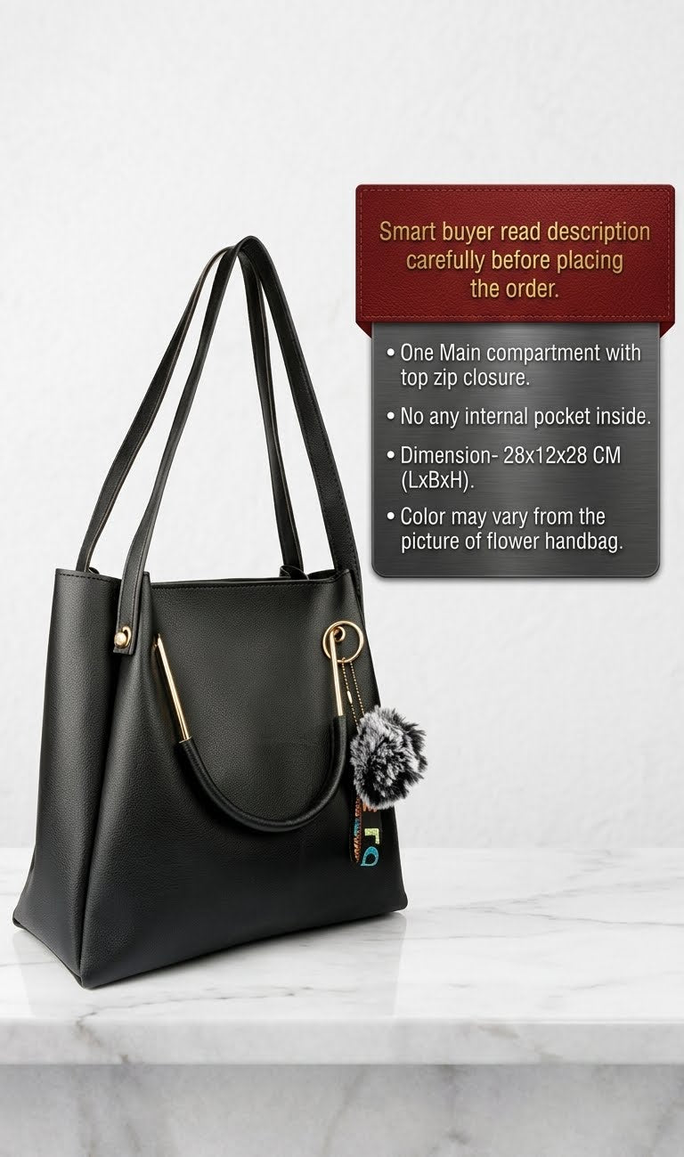“Grace in Every Step – Daniel Clark Elegant PU Handbag for Modern Girls & Women”