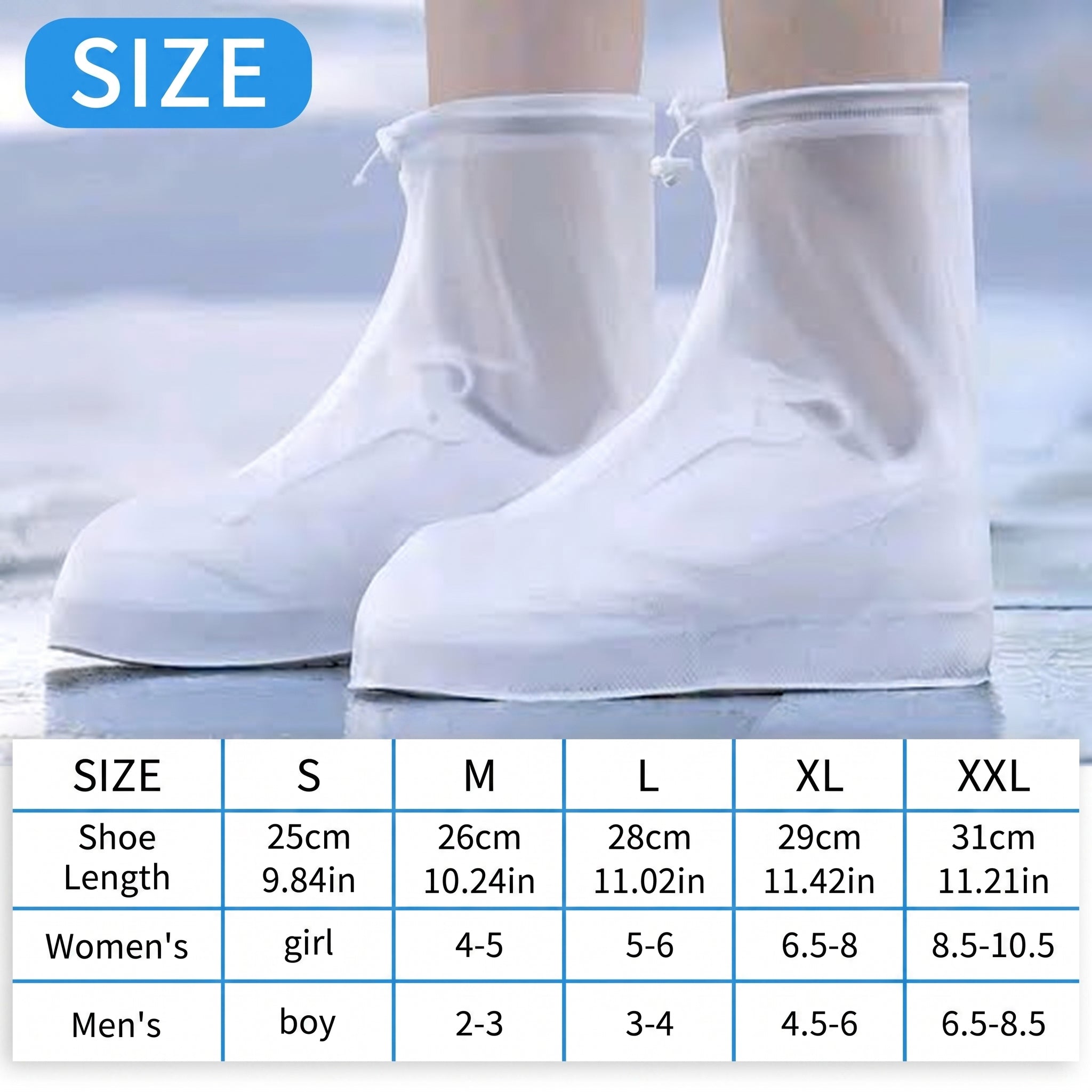 StayDry™ Waterproof Shoe Covers – Reusable Anti-Slip Rain Protection for Shoes & Sneakers