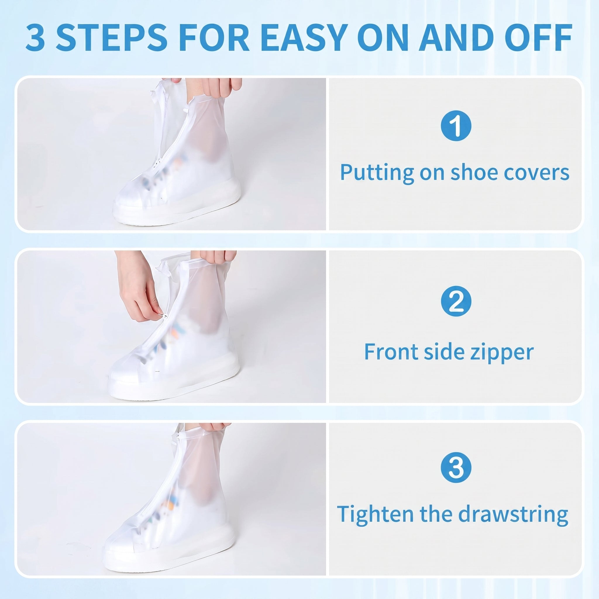 StayDry™ Waterproof Shoe Covers – Reusable Anti-Slip Rain Protection for Shoes & Sneakers