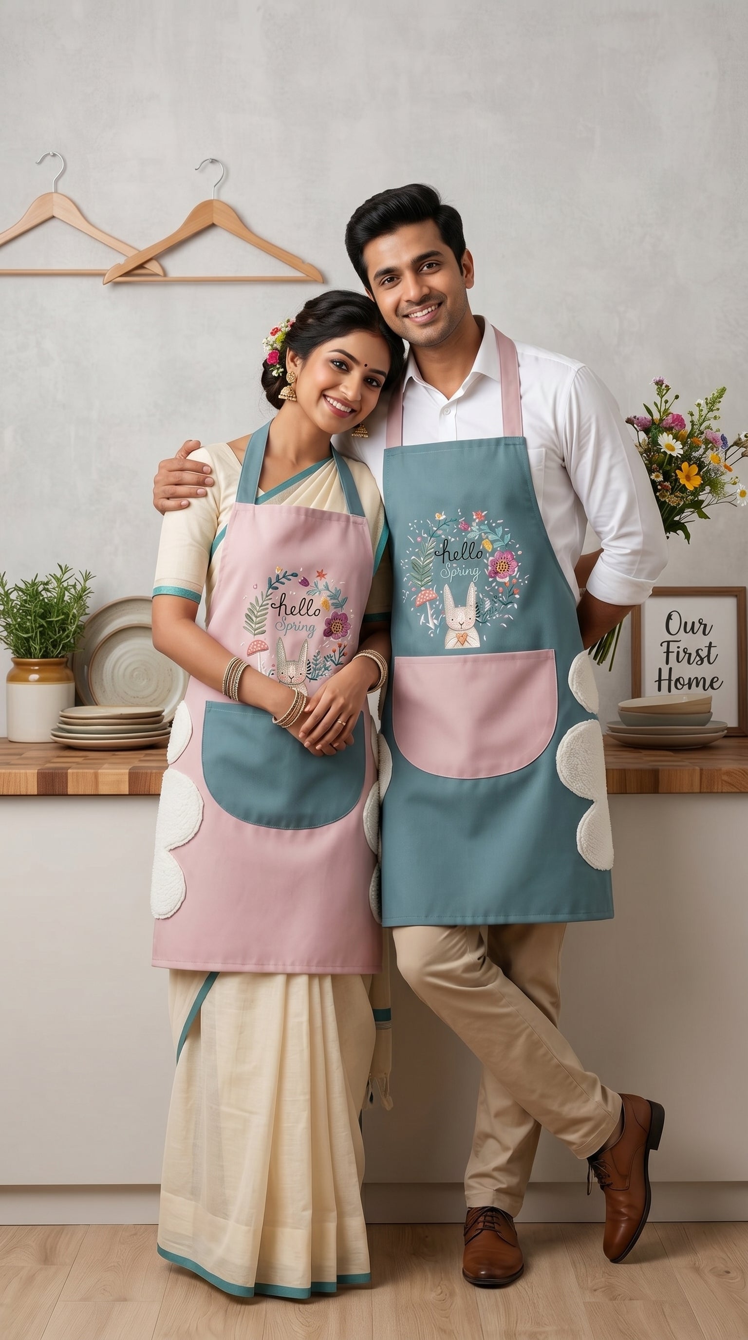 Waterproof Designer Apron – Made for Moms Who Rule the Kitchen